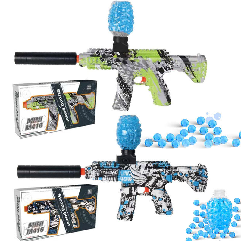 Electric Continuous Hair Soft Elastic Toy Gun