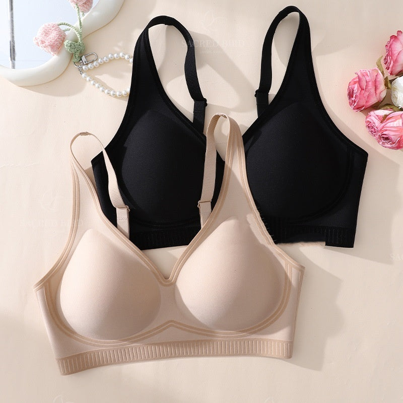 Seamless Jelly Womens Push-Up Bra That Makes You Look Bigger
