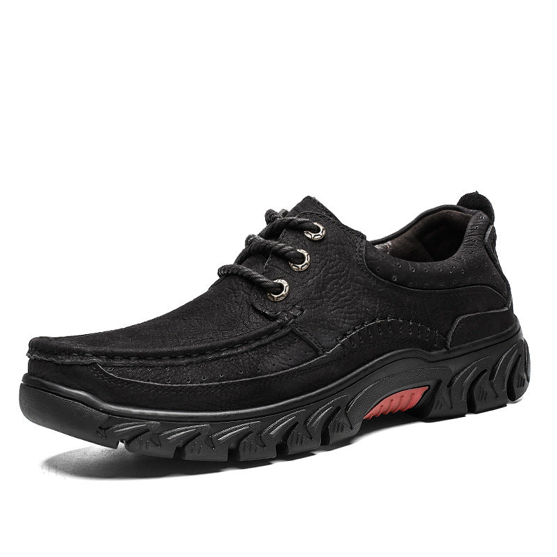 First Layer Cowhide Outdoor Casual Shoes For Men