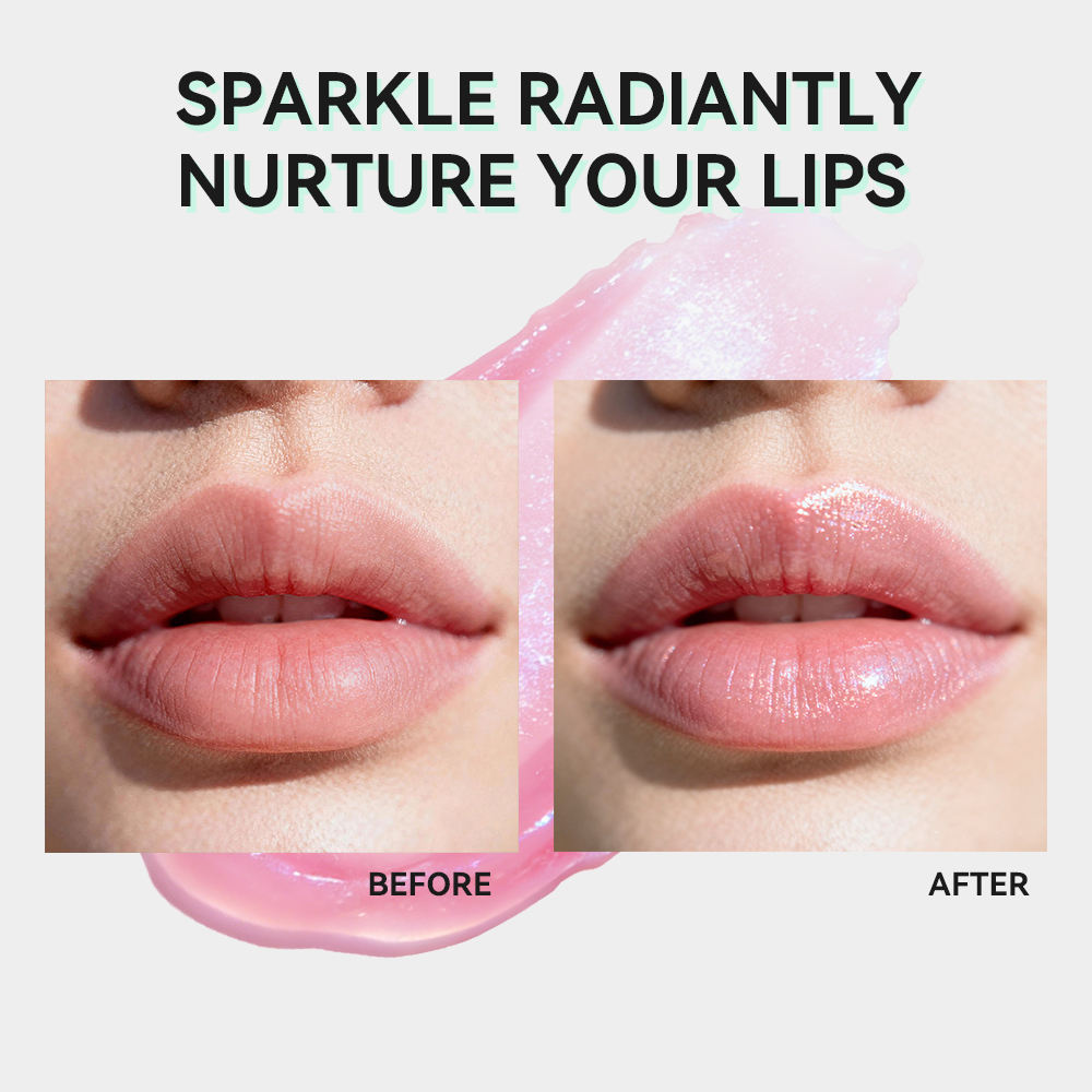Sugar Crystal Lip Oil Stick – Hydrating Gloss Shine