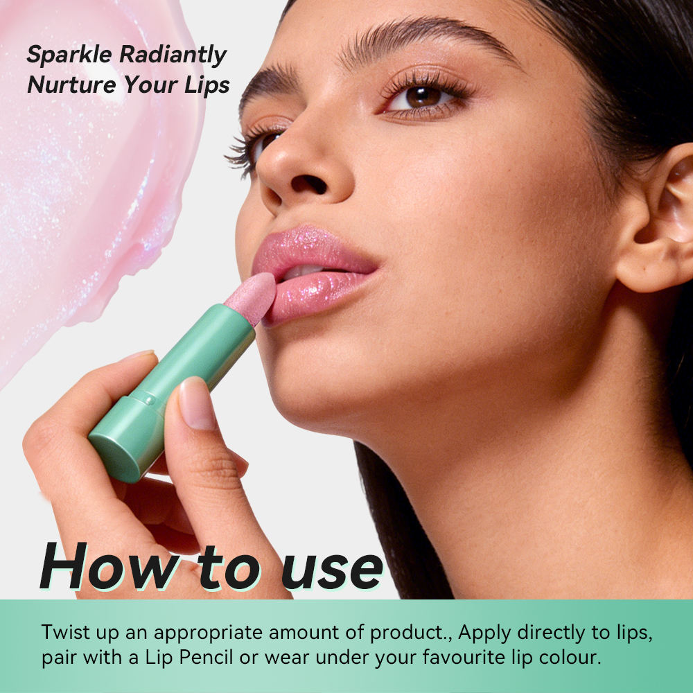 Sugar Crystal Lip Oil Stick – Hydrating Gloss Shine