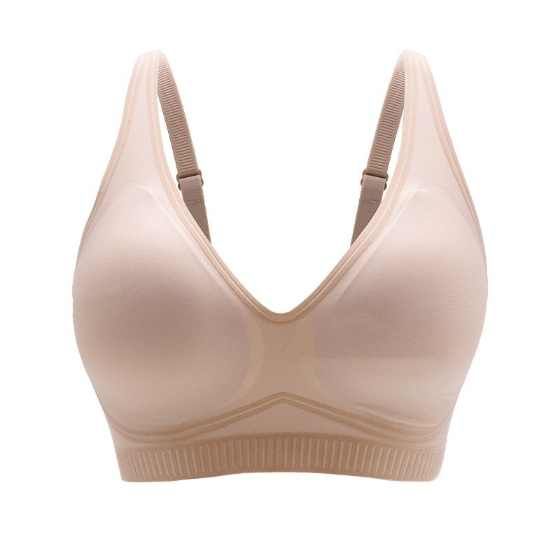 Seamless Jelly Womens Push-Up Bra That Makes You Look Bigger